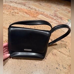 Nine West Black Leather crossbody